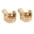 thumbnail image 2 of Brass Copper Front Steering Hub Carrier with Bushings Screws for SCX24 1/24 Car, 2 of 8