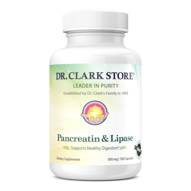 PANCREATIN & LIPASE, 500 MG 100 CAPSULES