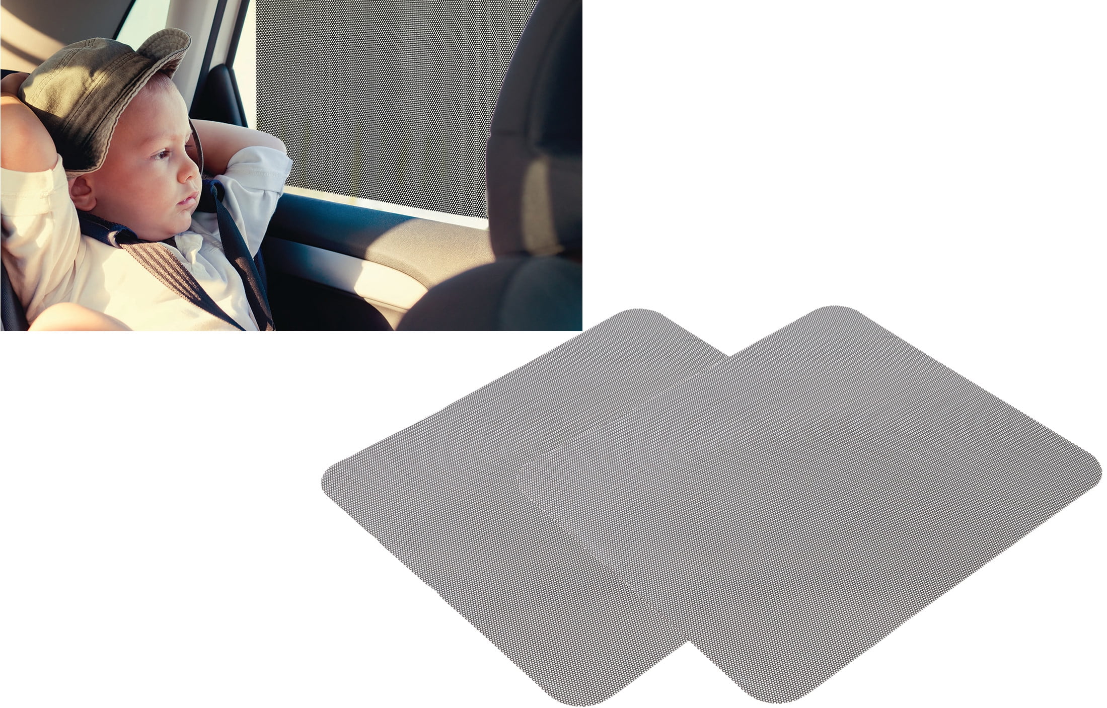Side Window Sun Shade for Car 2 Pk Car Window Sunshade Blocker for