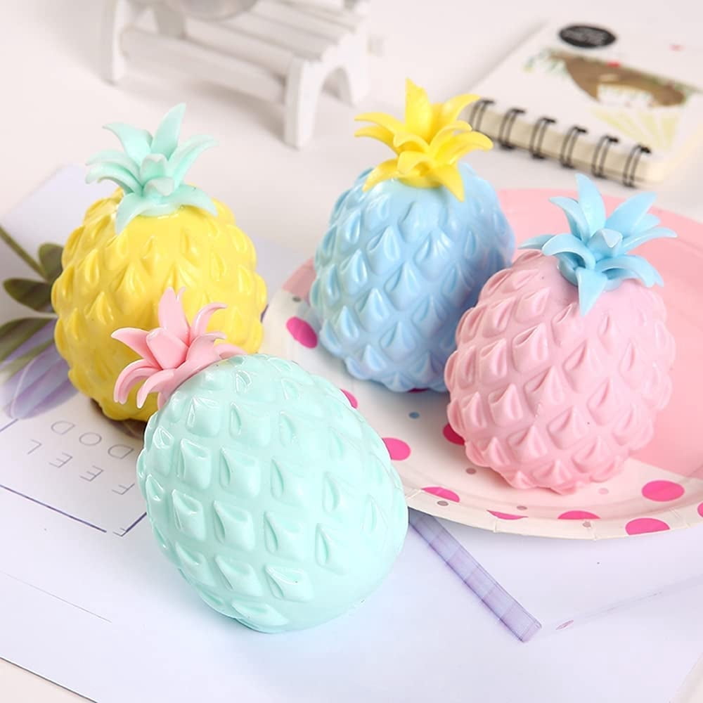 PENGXIANG 4 Pcs Balles Anti-Stress Pinale Balles pour Libération de Pression Cadeaux de Fête