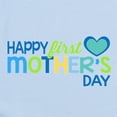 thumbnail image 2 of CafePress - Happy First Mother's Day Boy Body Suit - Long Sleeve Cotton Baby Bodysuit, 2 of 4