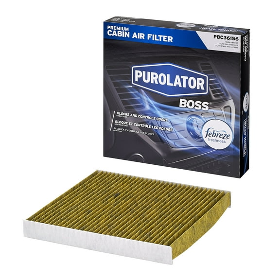 Purolator Cabin Air Filter with Febreze Freshness Purolator BOSS PBC36156 for Jeep, Dodge