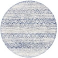 thumbnail image 2 of SAFAVIEH Abstract Alexandrena Southwestern Area Rug, Blue/Ivory, 6' x 6' Round, 2 of 10