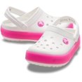 thumbnail image 2 of Crocs Niños Crocband Zueco Chevron con Cuentas Blanco Rosa Talla 5 para Niños Pequeños, 2 of 2