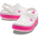 thumbnail image 2 of Crocs Niños Crocband Zueco Chevron con Cuentas Blanco Rosa Talla 5 para Niños Pequeños, 2 of 2