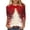 White, variant on DDAPJ pyju Christmas Shirts for Women Plus Size 3/4 Sleeve T-Shirts Funny Christmas Tree Printed Graphic Tees Tops Gifts for Women Red XXL