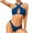 Sky Blue, variant on ZQGJB Women's 2 Piece Bathing Suit Sexy Criss Cross Cut Out Underwire Halter Swimsuits High Waist Bikini Set(Black,M)
