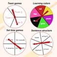 thumbnail image 3 of Spinner Arrow Gosknor, plástico grande, para aula (rojo), 3 of 7