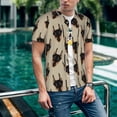 thumbnail image 6 of KLL Cute Black Dog for Men's Baseball Shirts,Short Sleeve Casual Shirts Button Down Shirt for Men Beach Summer Wedding Shirt-3X-Large, 6 of 7
