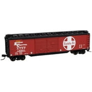 Atlas 36471 N Scale AT&SF 50' Double Door Boxcar #18501