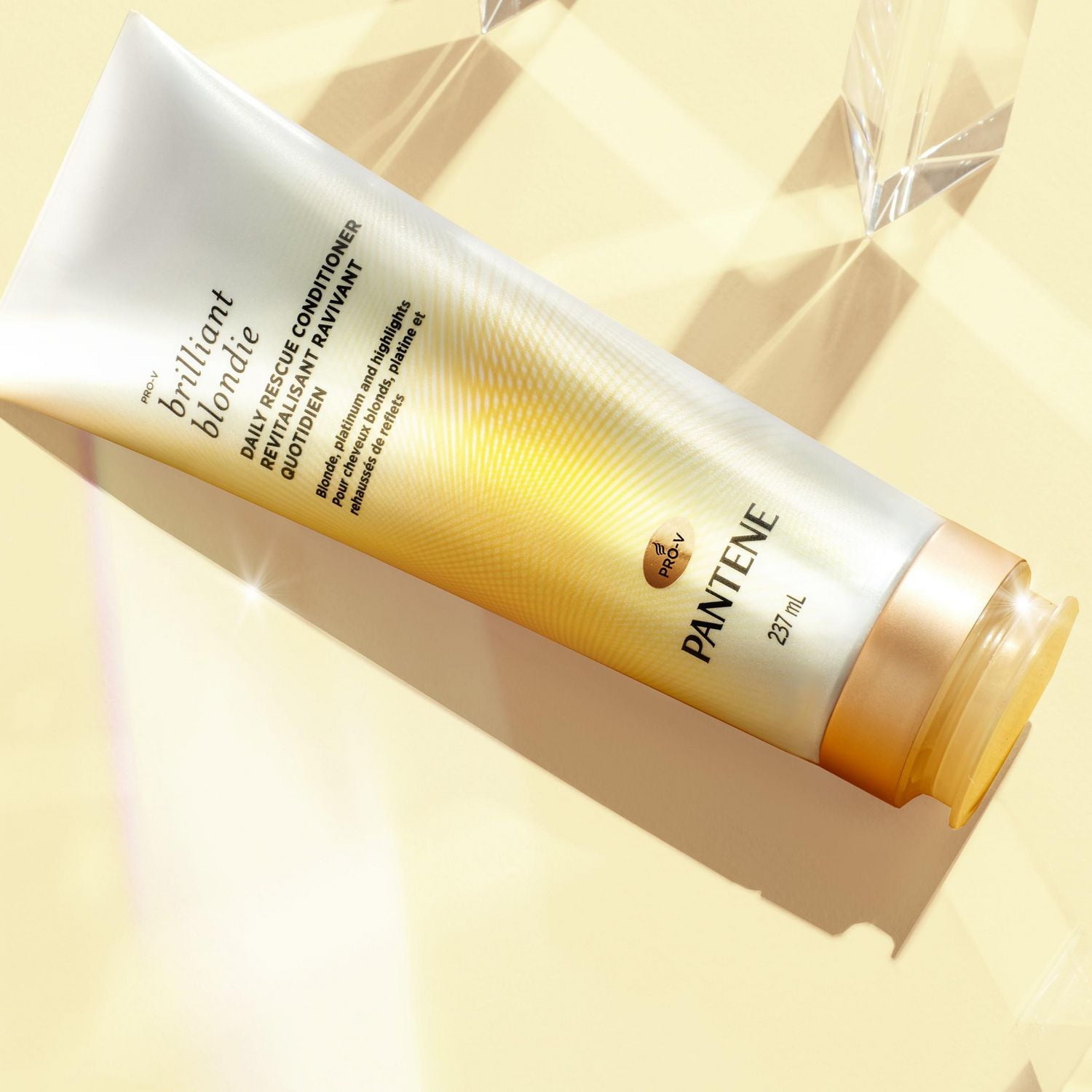 Pantene Brilliant Blondie Daily Rescue Conditioner for Blonde Dyed Hair, Paraben Free