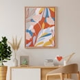 thumbnail image 3 of Boho Floral L-Framed Canvas Wall Art Print Décor - 26" x 20" x 1.5", 3 of 7
