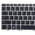 thumbnail image 4 of Clavier d'Ordinateur Portable US pour HP EliteBook Revolve 810 G1 810 G2 810 G3 Rétroéclairage Clavier D7Y87PA 706960-001 Clavier US Rétroéclairage Argenté, 4 of 4