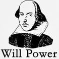 thumbnail image 3 of CafePress - William Shakespeare WILL POWER Baseball Jersey - Cotton Baseball Jersey, 3/4 Raglan Sleeve Shirt, 3 of 4