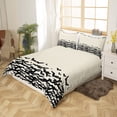 thumbnail image 2 of Funda Nórdica Queen Size Halloween Juego de Cama Negro Horror Animales Salvajes, 2 of 7