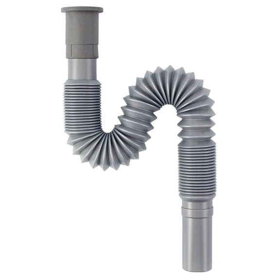 OADUKQ Expandable Drain Pipe, 13.78 Flexible ABS Sewer Hose, RV and Camper Waste Water Drainage RV Sewer Hose, Gray, 31.5 in