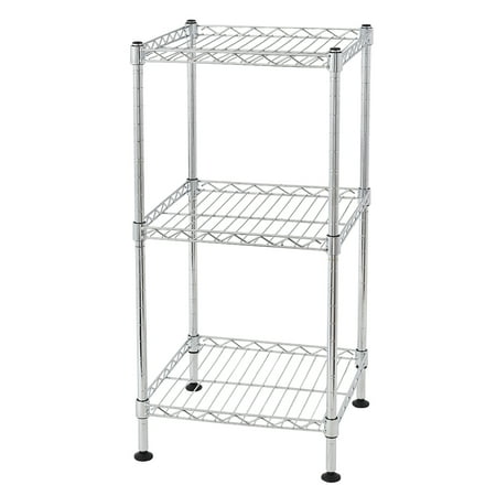 

Bluethy 3-Tier Steel Wire Shelving Tower