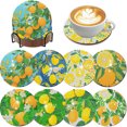 thumbnail image 1 of Posavasos Con Diamantes 5D Kits Pintura 8 Piezas para Fiestas, 1 of 9