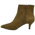 thumbnail image 3 of Journee Womens Isobel Inside Zip Stiletto Booties, 3 of 10