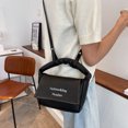 thumbnail image 3 of Hitting Color Portable Shoulder Tote Bag Mini PU Bolso de cuero (Negro) Likrtyny Para estrenar, 3 of 9