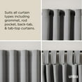 thumbnail image 4 of Umbra Twilight Expandable Blackout Curtain Rod 30-84", 4 of 13