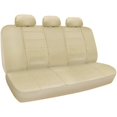 thumbnail image 5 of BDK PU Leather Seat Covers for SUV and Van 3 Rows Premium Leather Covers, Black Beige Gray, 5 of 13
