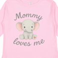 thumbnail image 4 of Inktastic Mommy Loves Me Cute Elephant Boys or Girls Long Sleeve Toddler T-Shirt, 4 of 5