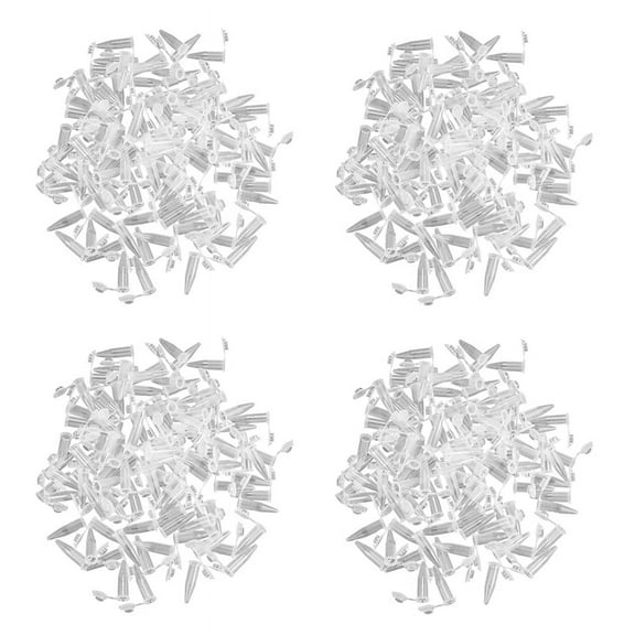 400PCS 1.5Ml Lab Mini Plastic Test Tube Centrifuge Vial Snap Cap 42X11mm Clear,400 x Plastic Centrifuge Tube,Clear