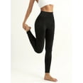thumbnail image 3 of High Waisted Women's Tummy Ribbed Seamless Bottoms Workout Full Length Yoga Pants, 3 of 7