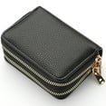 thumbnail image 4 of Double Zipper Wallet, Women's Short Credit Card Holder, Multifunctional Large Capacity Coin Purse, 4 of 6