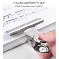 thumbnail image 3 of 6pcs Large Metal Hinge Clips,2 Inch Silver Bulldog Paper Clip Clamp/money File Binder Clips, 3 of 5