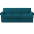thumbnail image 3 of PENGXIANG Stretch Couch Cushion Slipcovers Replacement Simple Solid Color All-Inclusive Cushion Sofa Cover Gift for Families Friends, 3 of 7