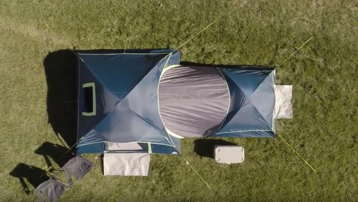 OZARK TRAIL 8 PERSON DUAL DOME TENT – 17FT. X 9FT. – 21.89 LBS.