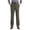 Green, variant on Mens Button Closure Zipper Design Functional Pockets Corduroy Fabric Long Pants Elastic Waist Drawstring Zipper Black XL