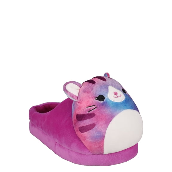 Little & Big Kids Squishmallows Eloise the Cat Purple slipper