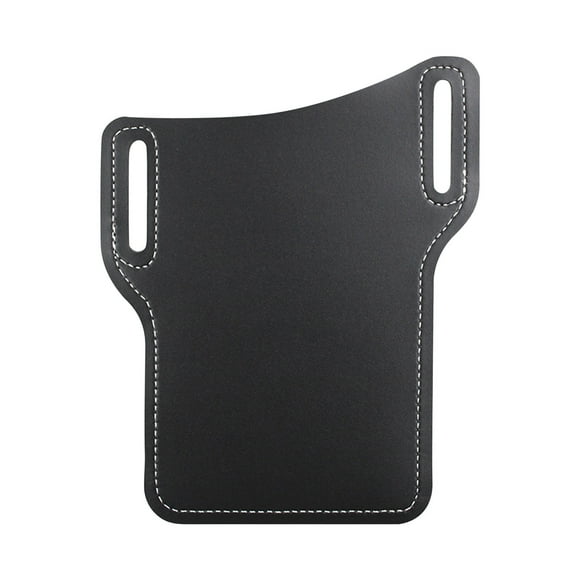 Wuztai Leather Phone Holster, Universal Waist Phone Case for Belt, Anti-Fall Outdoor Mobile Phone Bag for Running Cycling Hiking Gift