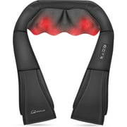 Snailax Neck Back Massager with Heat, Shiatsu Neck and Shoulder Massager Pillow Deep Tissue Kneading, Gifts