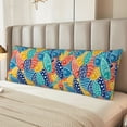 thumbnail image 2 of Balery Colorful Fish 1 Funda Protectora para Almohada Corporal de Algodón Hipoalergénico con Cierre(55 x 21 pulgadas), Almohadas No Incluidas, 2 of 7