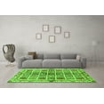 thumbnail image 3 of Ahgly Company Indoor Rectangle Abstract Green Modern Area Rugs, 8' x 12', 3 of 4