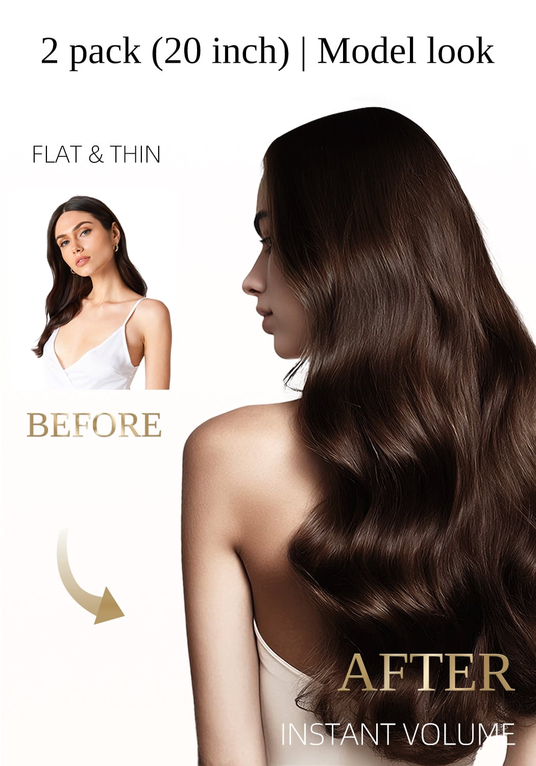 DNE Tape in Hair Extensions Real Human Hair 14 inches 20Pcs/40g/Pack Seamless #2 Dark Brown Dark Color Straight Invisible Double Sided Tape in Hair Extensions for Women/Girls