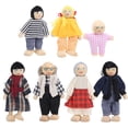 thumbnail image 4 of Tbest Family Dolls, Family Puppets Set, Flexible For Children Kids, 4 of 8