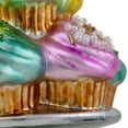 thumbnail image 4 of Northlight 6" Pink and Blue Cupcake Tower Glass Christmas Ornament, 4 of 4