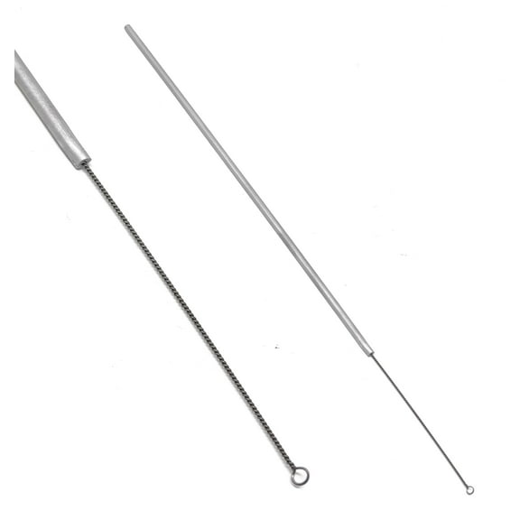 A2ZSCILAB Bacterial Inoculating Loop 2 mm, Braided / Twisted Nichrome Wire, With Aluminum Handle