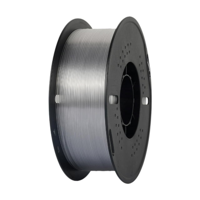 Bunblic 3D Printer Filament Neatly Wound High Precision Sturdy Strong Toughness 3D Printing Material 1.75 mm Filament for Studio Home Clear