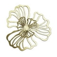 thumbnail image 1 of Decoración de pared de hierro, decoración floral para colgar en la pared, decoración para el hogar y la oficina, adorno de pared de estilo moderno, ar Dorado Grande, 1 of 8