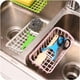thumbnail image 4 of Cocina Baño Plástico multifuncional Doble ventosa Colgador de pared Estante de almacenamiento Estante de almacenamiento (Blanco), 4 of 4