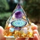 thumbnail image 3 of Wdftyju Pirámide de orgonita, amatista, peridoto, cristal curativo, generador de energía, artesanías de orgonita Wdftyju  5wh8vc5qr3pn7av9D02, 3 of 9