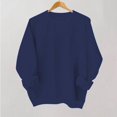 thumbnail image 6 of Dyfzdhu Long Sleeve T-shirt For Women Fashionable Casual Solid Color Pullover Sweatshirt Long Sleeved Sweatshirt Casual Top, 6 of 7