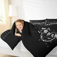 thumbnail image 4 of jejeloiu Music Theme Bedding Comforter Set,Musical Instrument Piano Twin Comforter Sets,White Black Bedding Set For Girls,Ultra Soft Home Decor Reversible,2-Piece, 4 of 8