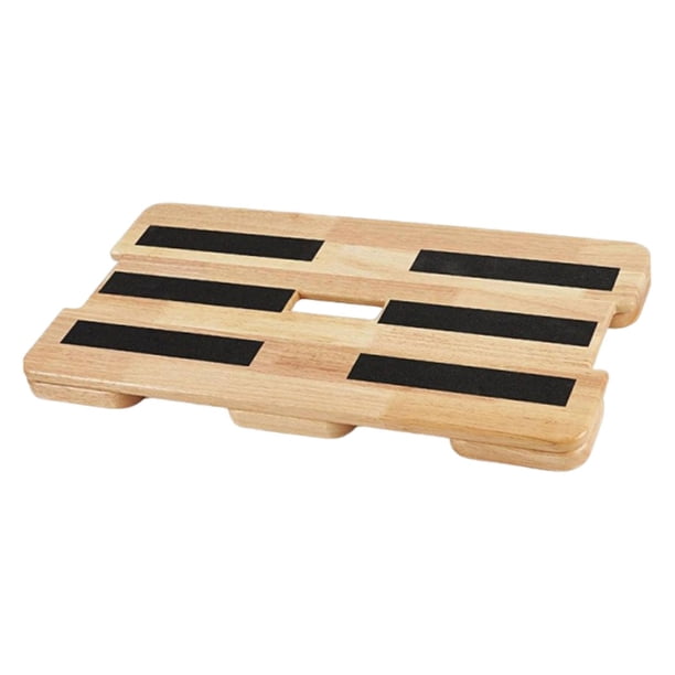 Tablero de Ejercicios con Bandas de Resistencia Antideslizante de Madera Sólida para Mejorar Equilibrio Y Fuerza Corporal Adecuado para Práctica en Ca Estilo B